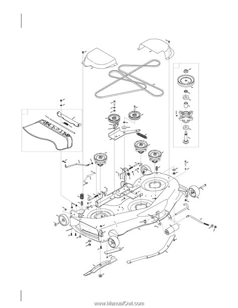 deck cub cadet ltx  kw parts manual page