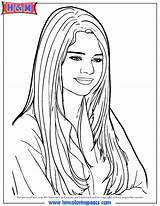 Selena Gomez Coloring Pages Portrait Printable Drawing Singer Cartoon Colouring Sheets Getcolorings Getdrawings Color Popular Self Onlycoloringpages sketch template