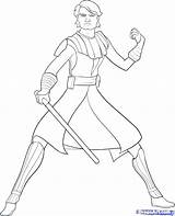Ahsoka Pages Wars Coloring Star Getcolorings Anakin Color sketch template