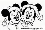 Mickey Mouse Coloring Minnie Christmas Pages Winter Disney Holiday Printable 7f93 Print Silhouette Sheets Cartoon Colouring Hmcoloringpages Color Choose Board sketch template