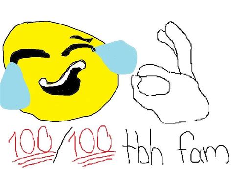 100 100 Tbh Fam Face With Tears Of Joy Know Your Meme