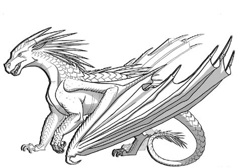 dragon  coloring page