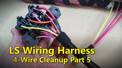 ls wiring harness part  project rowdy ep youtube