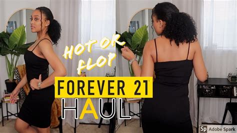 forever 21 haul hot or flop 👍🏽👎🏽 youtube