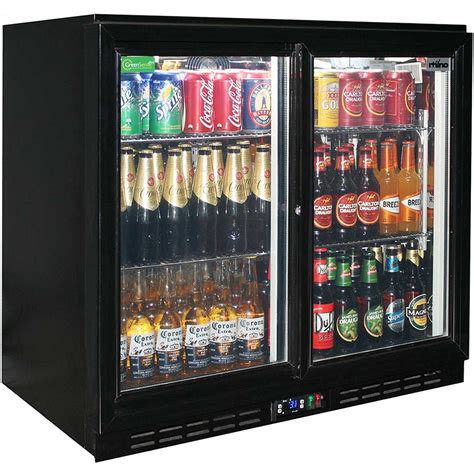 sliding  glass door commercial  bar bar fridge energy saving  lg compressor bar