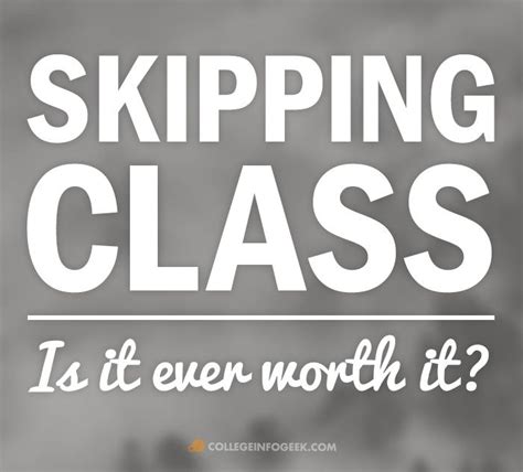 the cost of skipping a class and how to do it correctly college