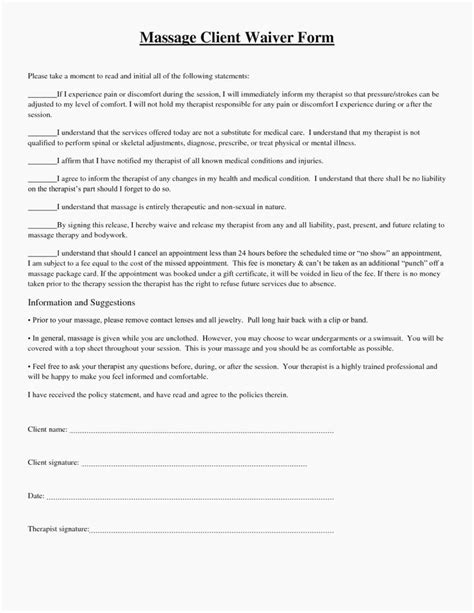 massage consent form template awesome understand the background