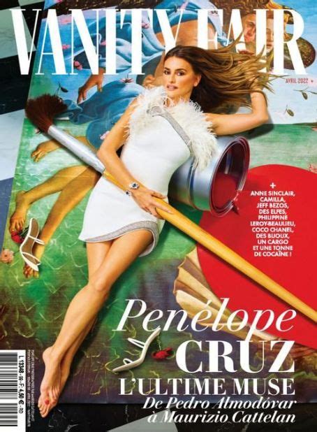 Penélope Cruz Vanity Fair Magazine April 2022 Cover Photo France