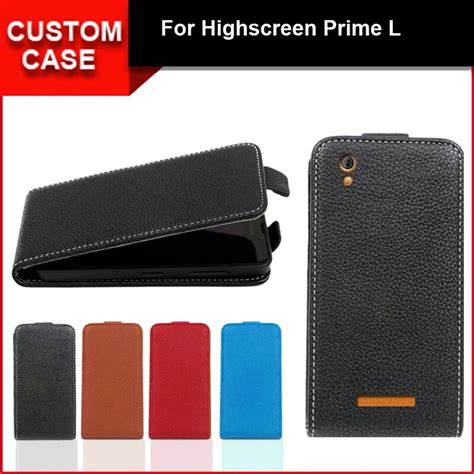 luxury flip vertical cover bag flip    pu leather case  highscreen prime