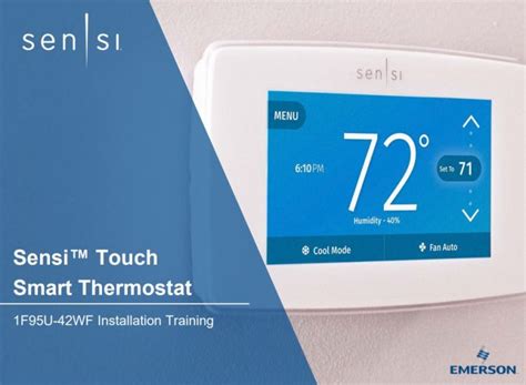 emerson sensi touch smart thermostat installation guide