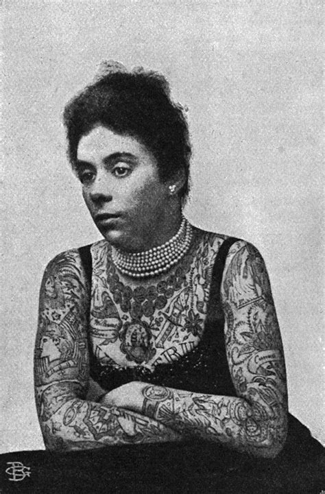 16 Badass Vintage Photos Of Women Showing Their Tattoos