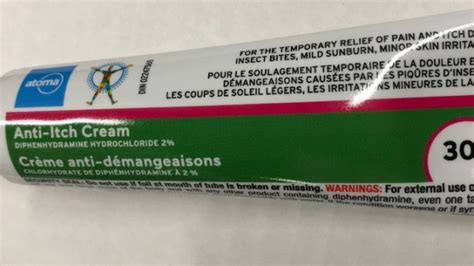 Anti Itch Cream Recalled Due To Labelling Error That Could Pose Risk To