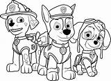 Paw Patrol Coloring Pages Printable Kids Happy Skye Cute sketch template