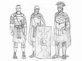 Roman Romanos Dibujo Soldados Paintingvalley sketch template