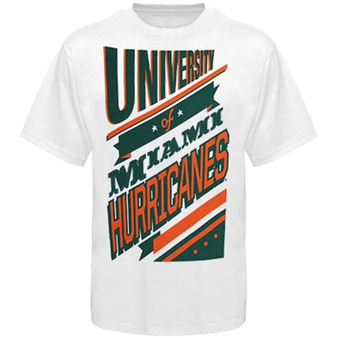 miami hurricanes circus jersey  shirt white official miami hurricanes shop