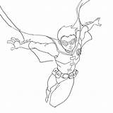 Robin Coloring Pages Batman Getcolorings sketch template