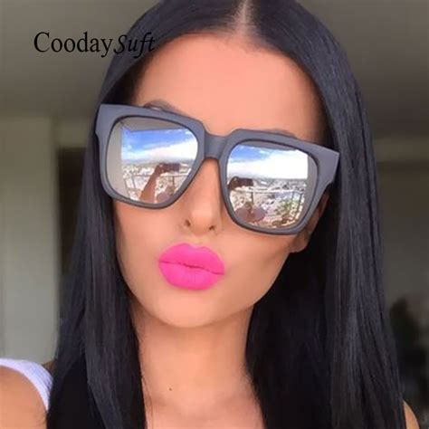 coodaysuft big size sunglasses popular men and women mirror uv400 sun