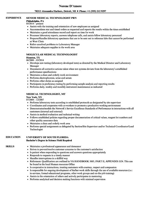 nuclear medicine technologist resume mryn ism