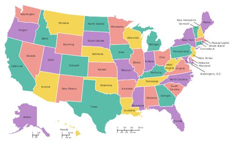 20 Fresh Map Of United States Showing State Capitals