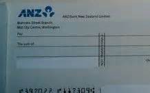 cheques     bankers rnz news