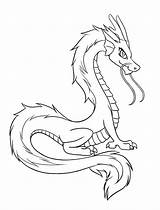 Dragon Coloring Pages Printable Drawing Colouring Print Chinese Kids Doghousemusic Cartoon sketch template