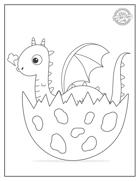 cute baby dragon coloring pages kids activities blog