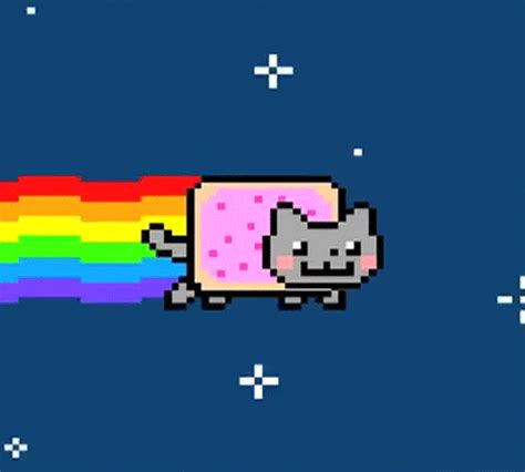 rainbow cat s find and share on giphy