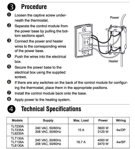 honeywell baseboard heater thermostat wiring diagram wiring diagram