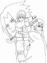 Naruto Coloring Pages Nine sketch template