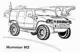 4x4 Subaru Hummer sketch template