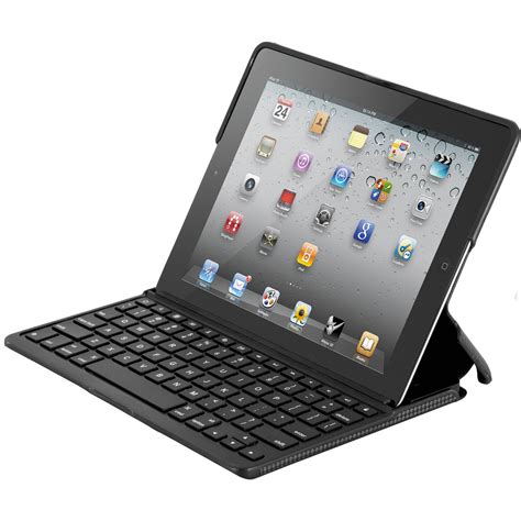 zagg zaggfolio apple ipad  keyboard case black folcarblk
