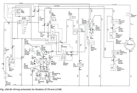 john deere  wiring diagram wiring diagram  schematic