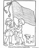 Coloring Flag Veterans Pages American Kids Flags Usa Color Printables Printable Girl 8bd2 Print Drawing Line Z31 Sheets Clipart Holding sketch template