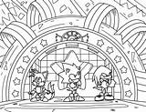 Knuckles Tails Coloringhome Preschoolers Slavyanka Divyajanani sketch template
