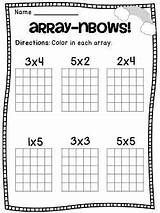 Worksheets Arrays Grade Array Multiplication Math Worksheet 3rd Teaching Printable 2nd Color Second Where 4th Pack Third Problems Activities Students sketch template
