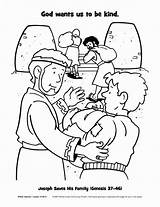 Joseph Coloring Pages Brothers His Bible Forgives Kids David Jonathan Preschool Food School Sunday Family Activities Sheet Shares Crafts Clipart sketch template