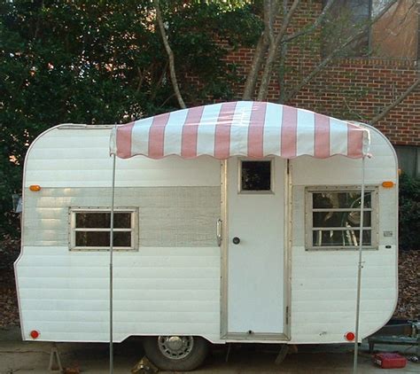 vintage awnings pictures      arched  vintage trailer awning suitable   tiny