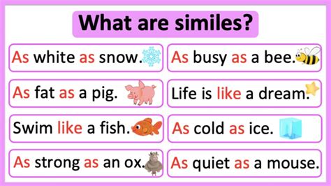 similes similes  english learn  examples youtube