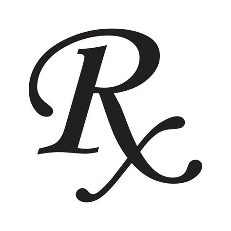 rx symbol vector art icons  graphics