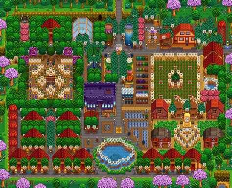farm layout    hours play rstardewvalley