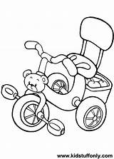 Tricycle Coloring Pages Getcolorings Pa Color Getdrawings sketch template