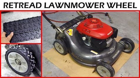 retread  honda lawnmower wheel youtube