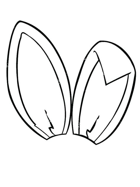 bunny ears drawing  getdrawings