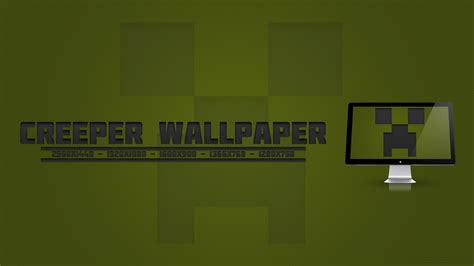creeper wallpapers  computer hd wallpaper minecraft creeper
