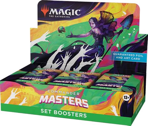 commander masters set booster box commander masters magic  gathering