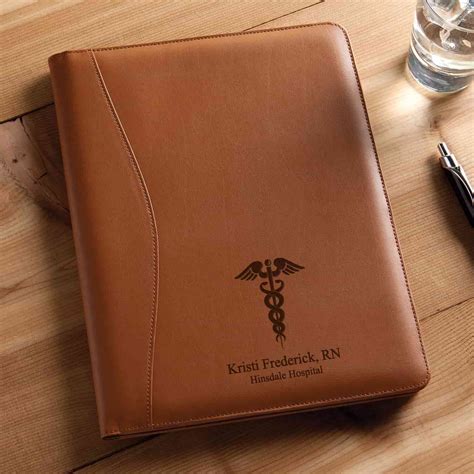 personalized leather portfolio gifts min flixgifts