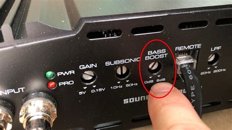 Setting Bass Boost On Your Amplifier Youtube