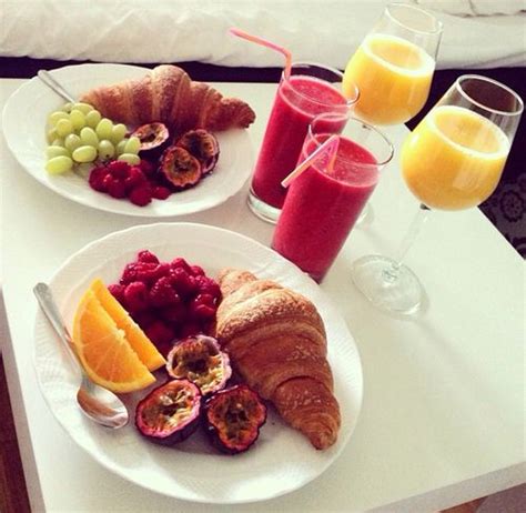 good morning fashionistas start day with delicious breakfast breakfast croissant smoothie