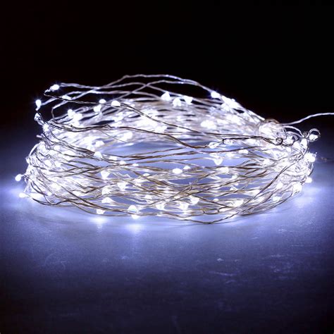 silver wire  cool white led outdoor lighting touch  modern