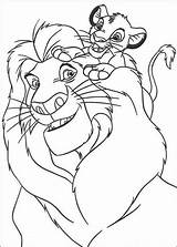 Simba Mufasa Coloring Pages Categories sketch template